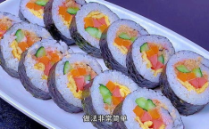 在家自己做寿司的方法,家庭自制寿司，美味与创意并存
